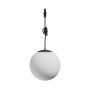 LED-globpendellampa för smal skena 7W K3000 48V Ø100 mm Svart – bild 3