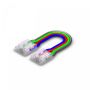 Rem-till-rems-kontakt med kabel för COB RGB LED-remsa – 10 mm