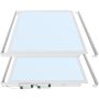 LED-panel utanpåliggande ram 620x620x43 vit – bild 8