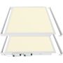 LED-panel utanpåliggande ram 620x620x58 vit – bild 7