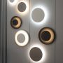 Monteringsplatta för Piatta 9W vägglampa Ø240 mm – Vit – bild 2