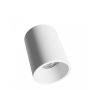 LED utanpåliggande spot rund 10W 4000K IP44 UGR<19 Ø75×100 mm – vit