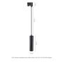 Pendellampa GU10 för 3-fasskena Ø55 mm med 1 m kabel – Svart – bild 3