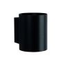 Vägglampa G9 – cylinder – svart – IP20 – 101×81×100 mm – utan ljuskälla