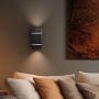 Vägglampa G9 – fyrkantig – svart – IP20 – 80×150 mm – utan ljuskälla – bild 2