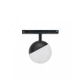 LED-klotarmatur för 48V-skena 5W K3000 435 lm CRI90 – Ø100 mm – Svart