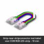 Rem-till-rems-kontakt med kabel för COB RGB LED-remsa – 10 mm – bild 3